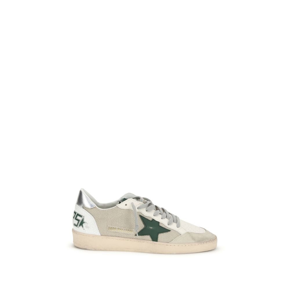 White Calf Leather Bos Taurus Low Top Sneakers - TIZZIL