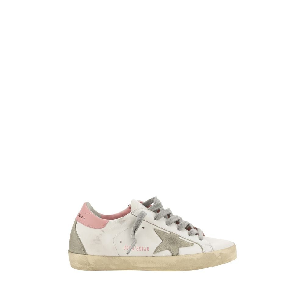 White Calf Leather Bos Taurus Low Top Sneakers - TIZZIL