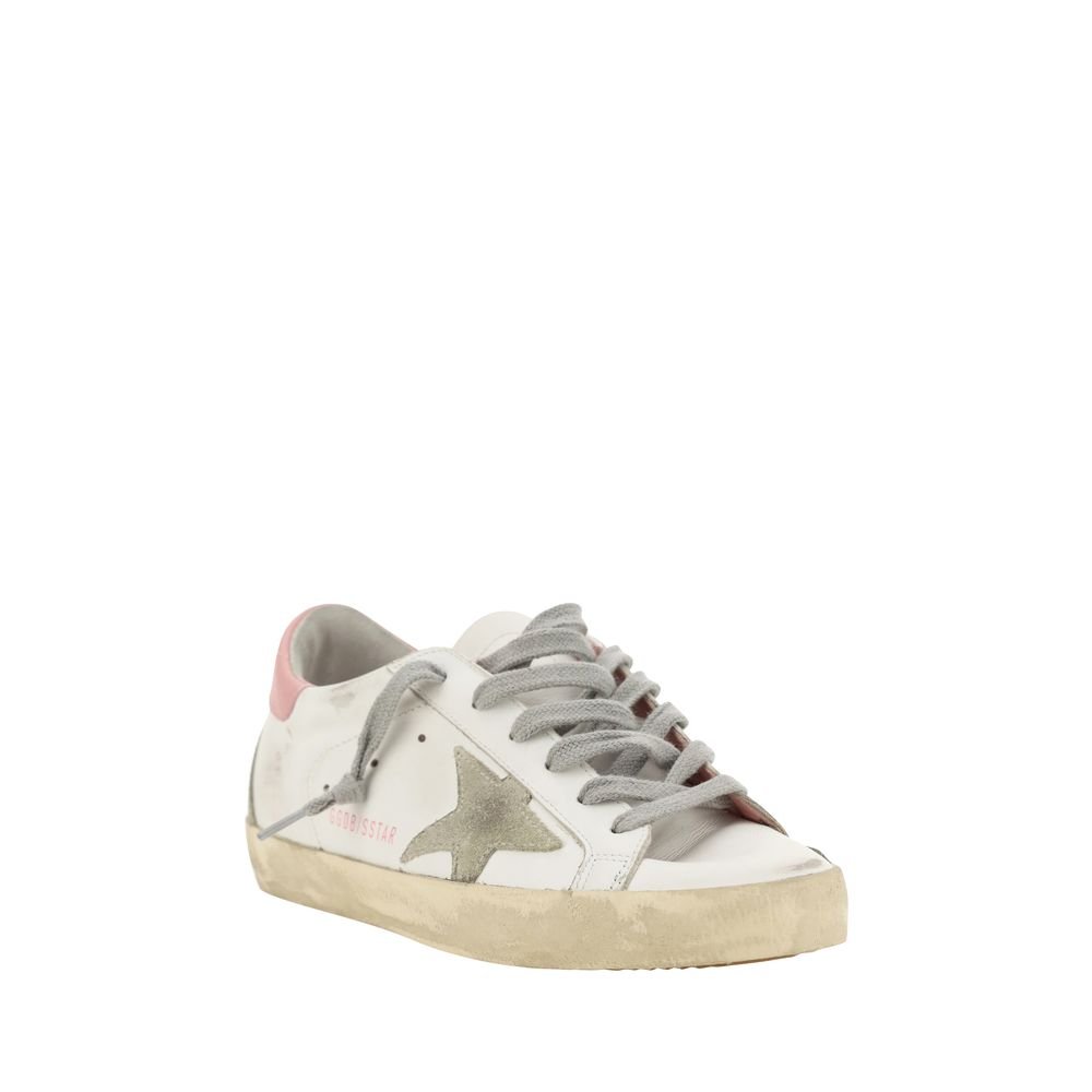 White Calf Leather Bos Taurus Low Top Sneakers - TIZZIL