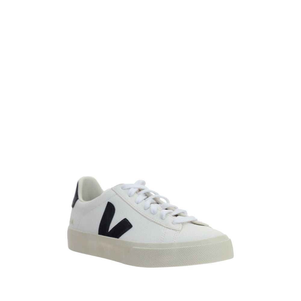 White Calf Leather Bos Taurus Low Top Sneakers - TIZZIL