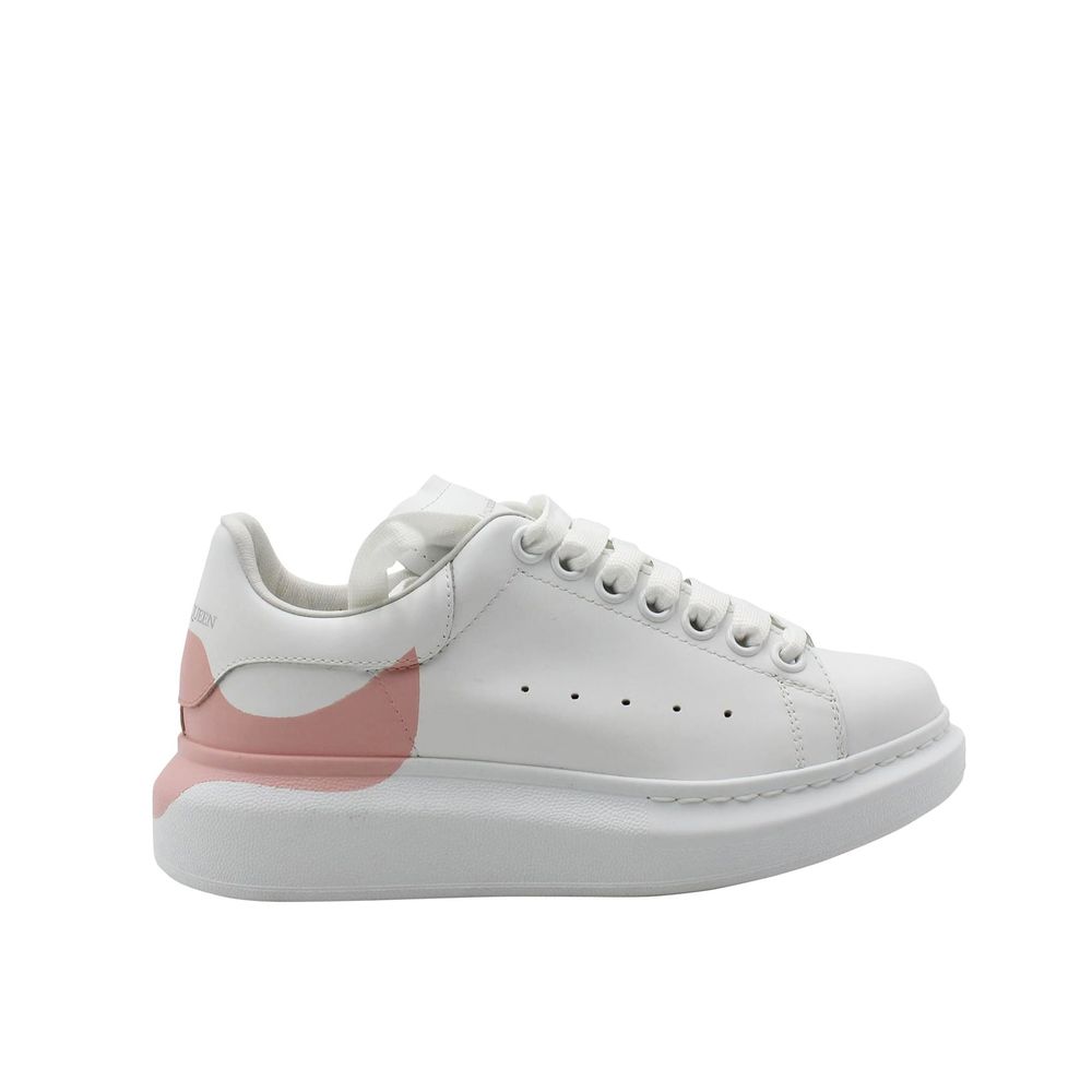 White Calfskin Chunky Sneakers - TIZZIL