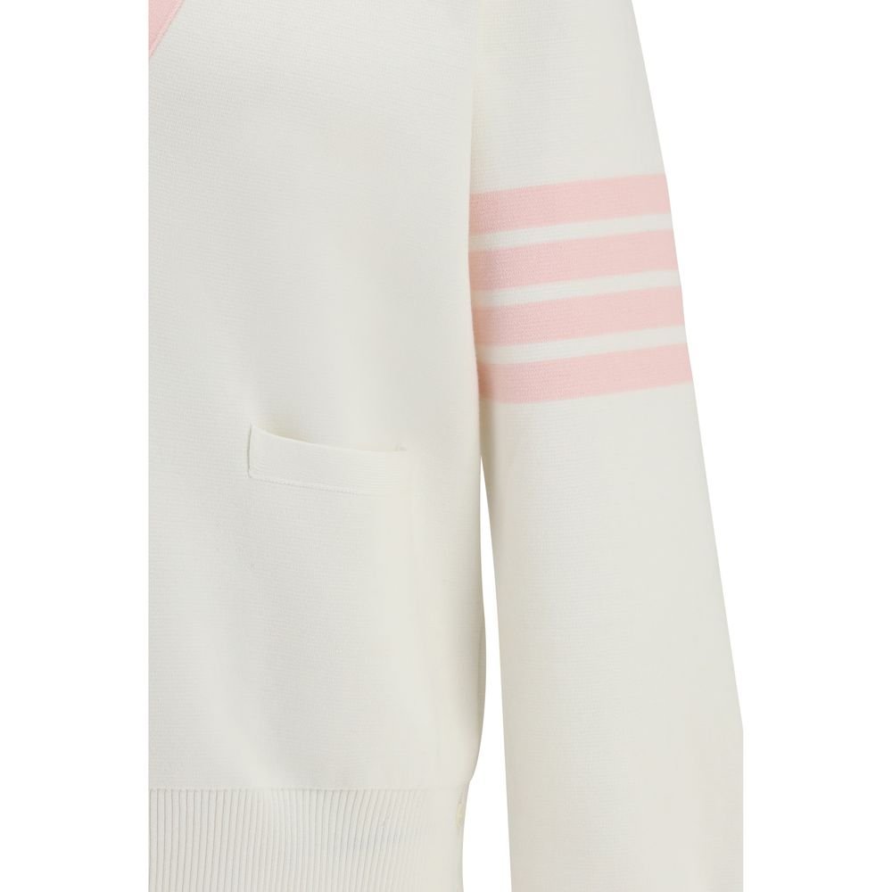 White Cotton Cardigan - TIZZIL