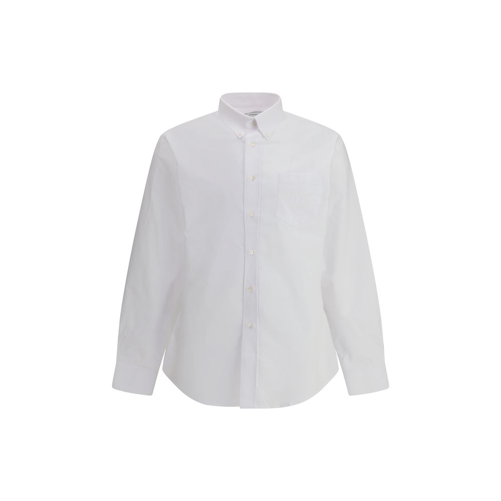 White Cotton Dress Shirt - TIZZIL