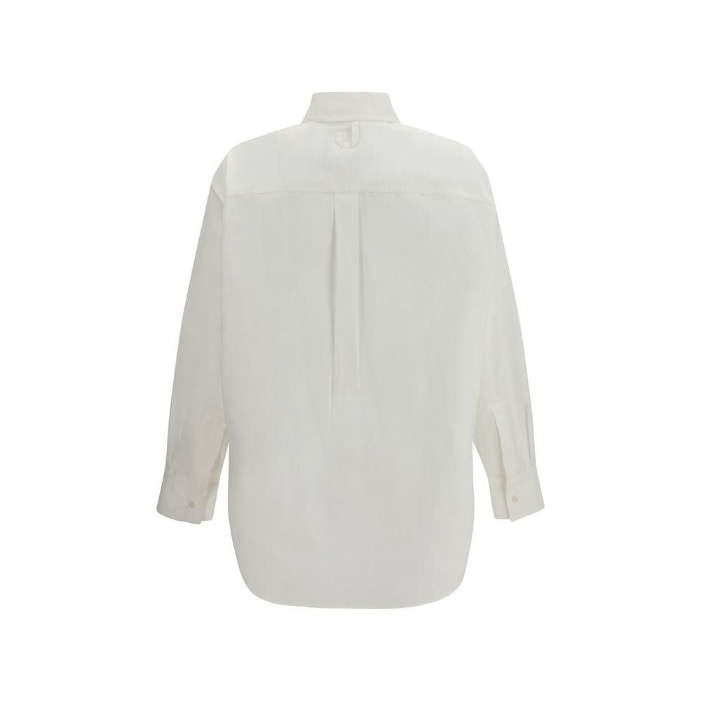 White Cotton Dress Shirt - TIZZIL
