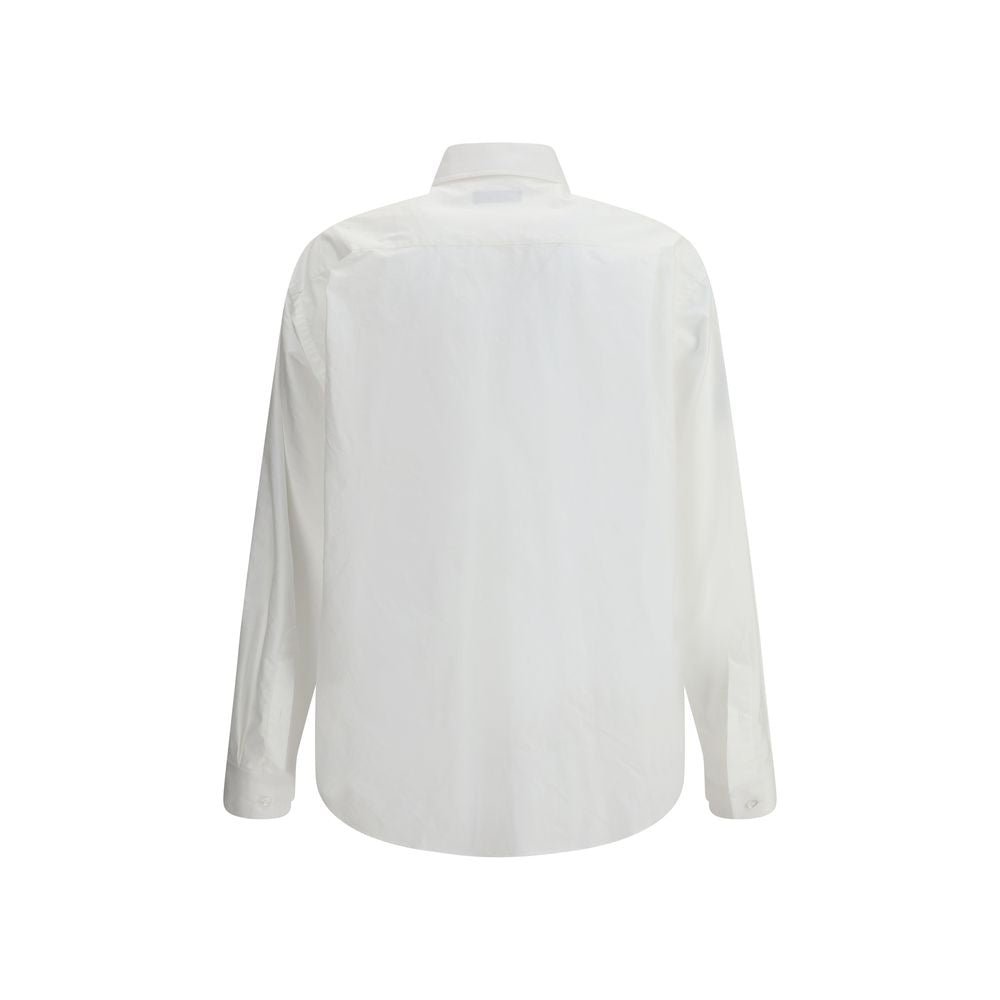 White Cotton Dress Shirt - TIZZIL