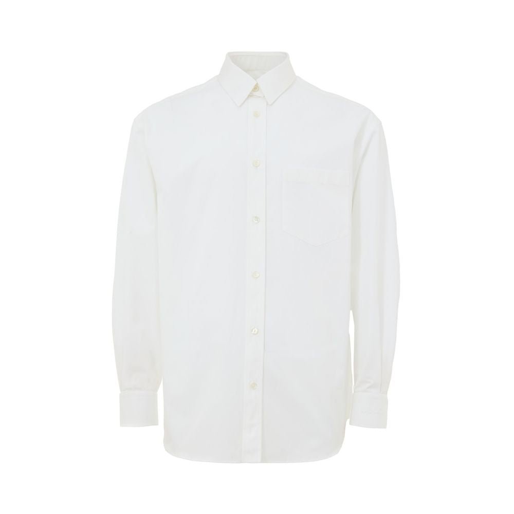 White Cotton Dress Shirt - TIZZIL