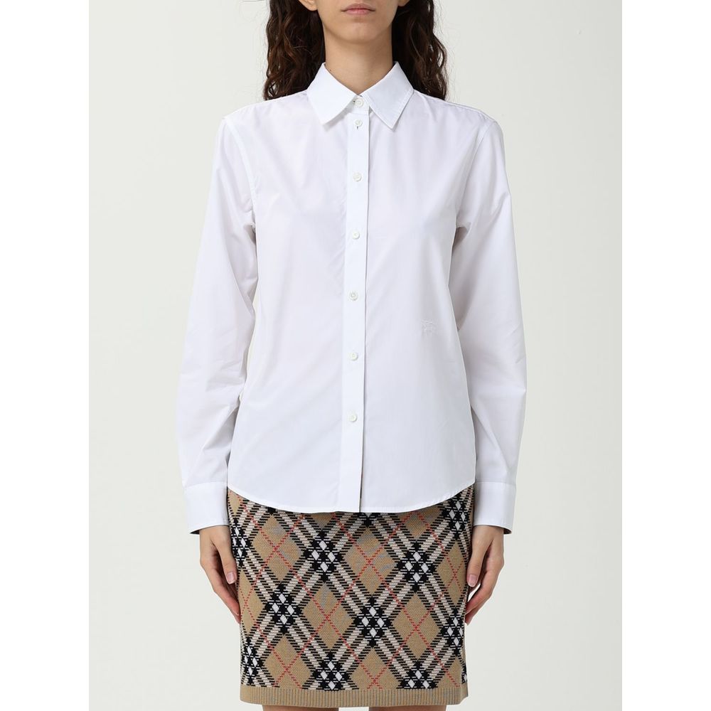 White Cotton Dress Shirt - TIZZIL