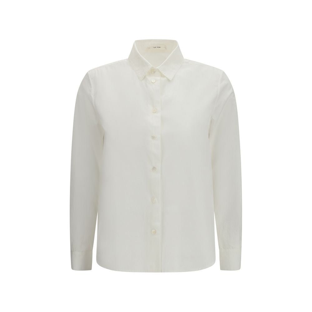 White Cotton Dress Shirt - TIZZIL