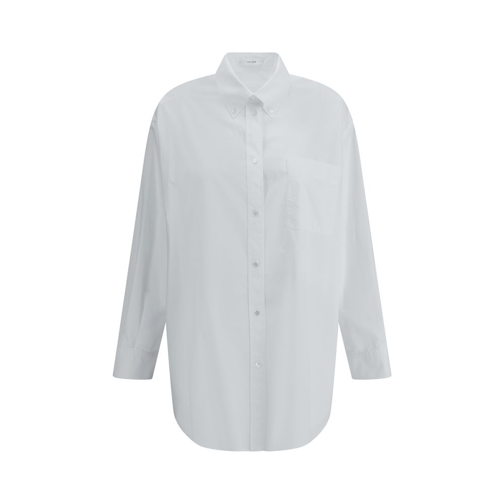 White Cotton Dress Shirt - TIZZIL