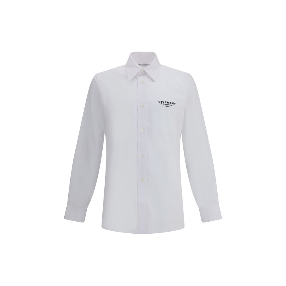 White Cotton Dress Shirt - TIZZIL