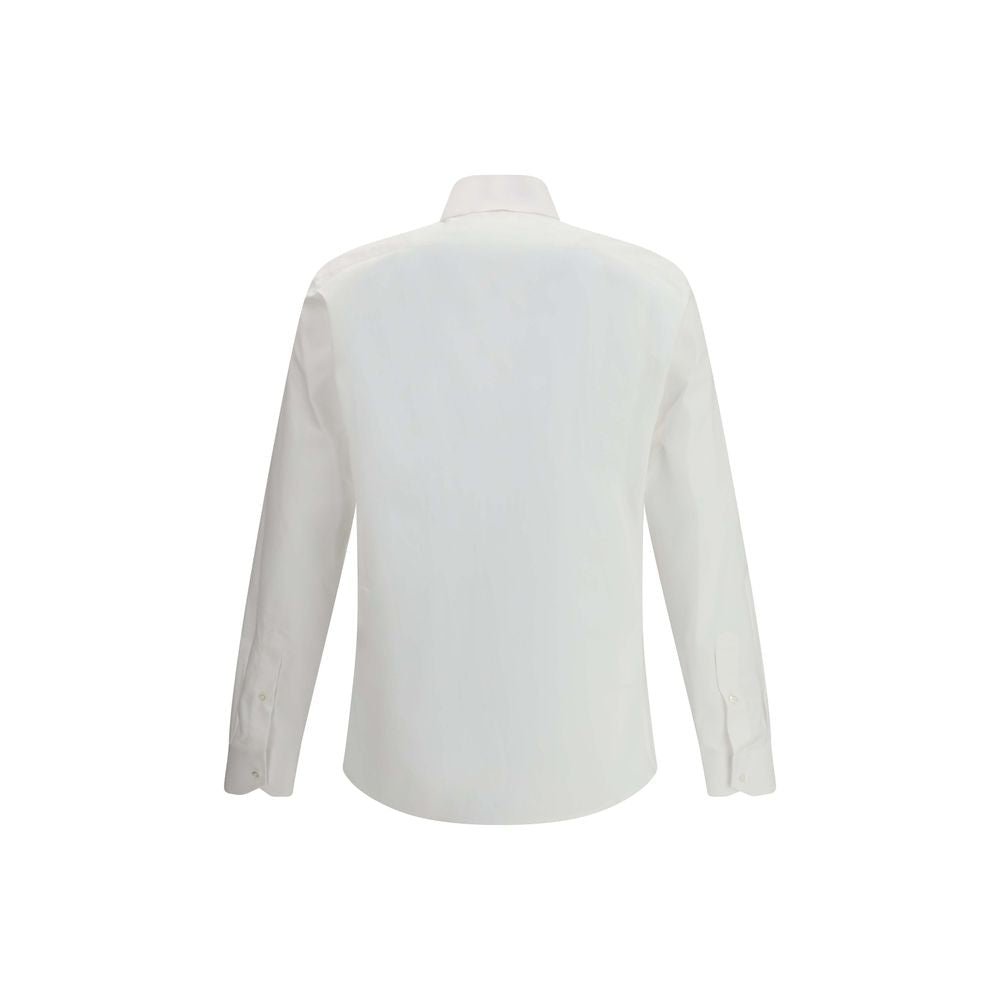 White Cotton Dress Shirt - TIZZIL