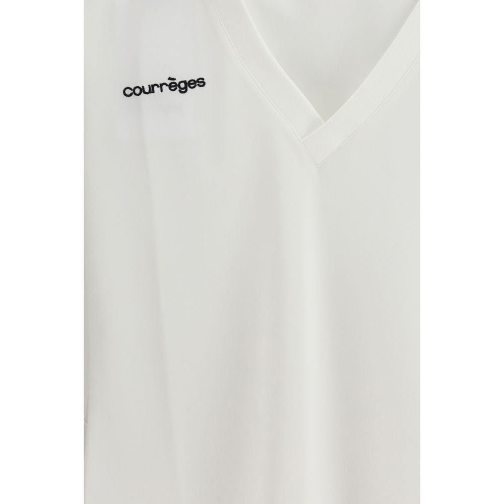 White Cotton Polo Shirt - TIZZIL