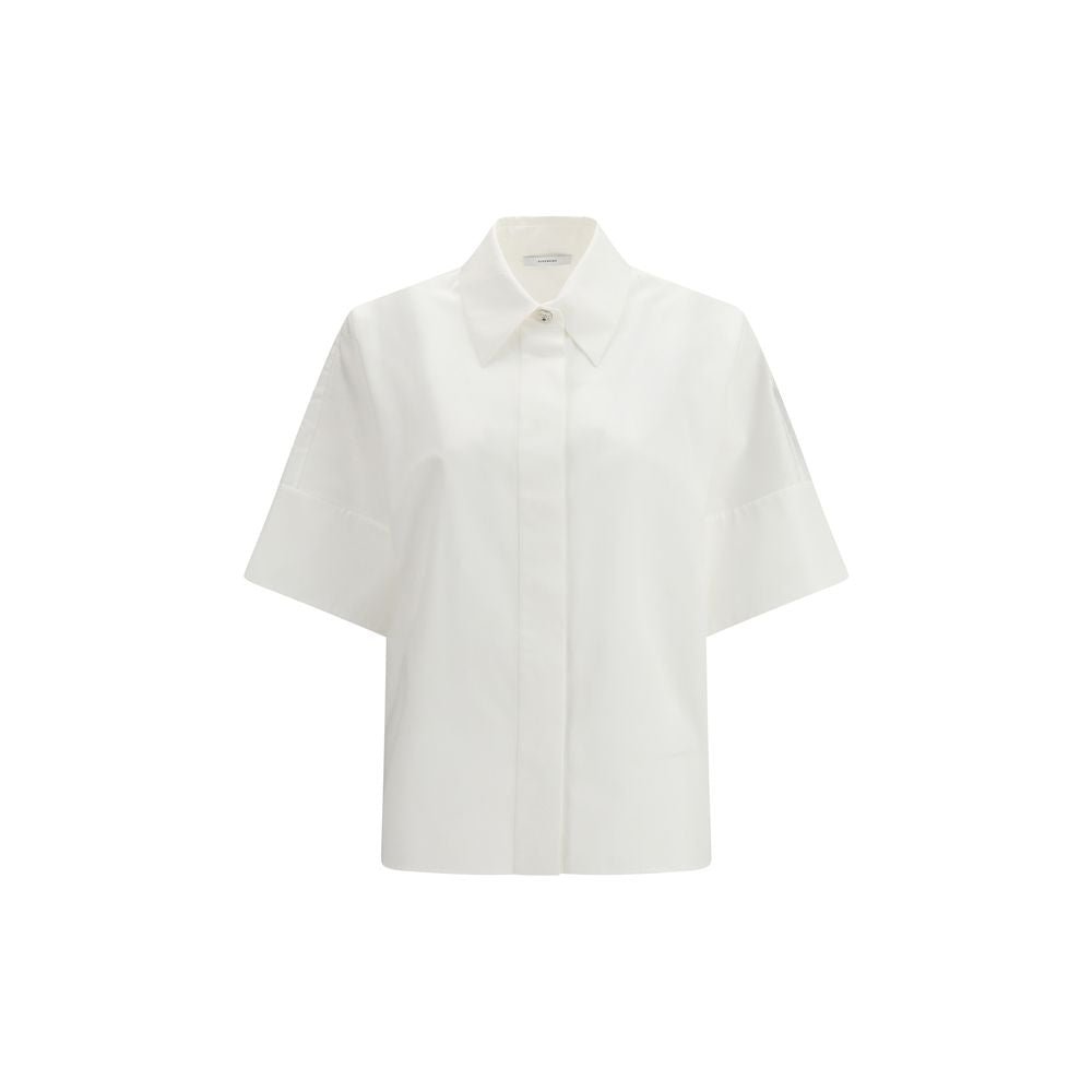 White Cotton Shirt - TIZZIL