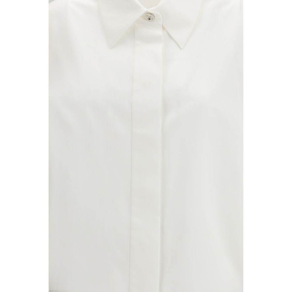 White Cotton Shirt - TIZZIL