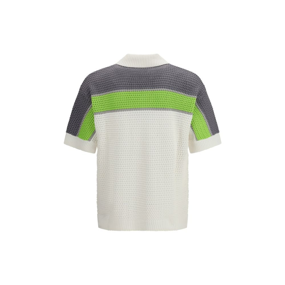 White Cotton Shortsleeve Shirt - TIZZIL