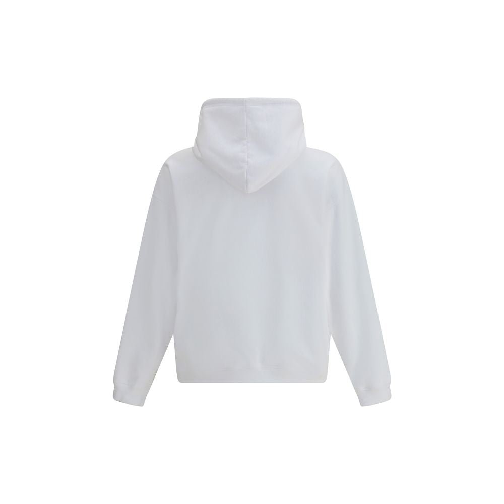 White Cotton Sweatshirt - TIZZIL