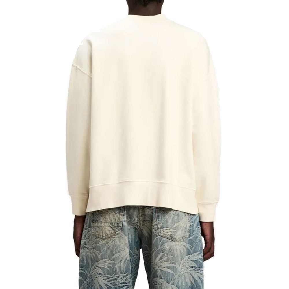 White Cotton Sweatshirt - TIZZIL