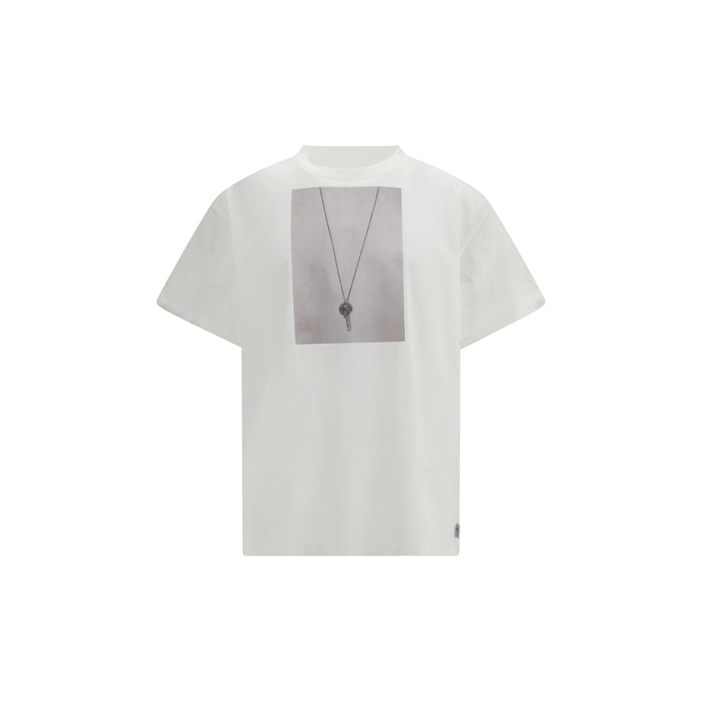 White Cotton T-Shirt - TIZZIL