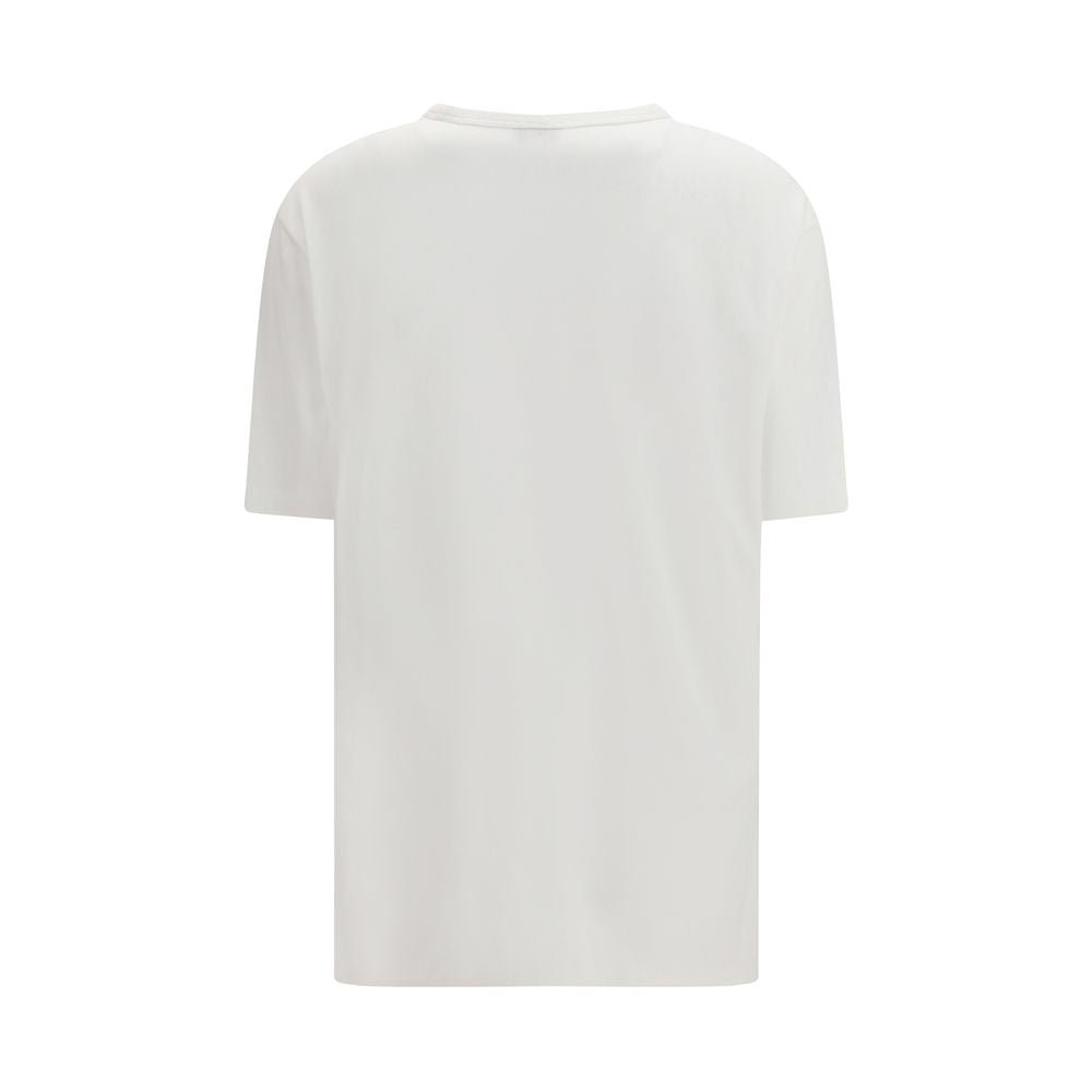 White Cotton T-Shirt - TIZZIL