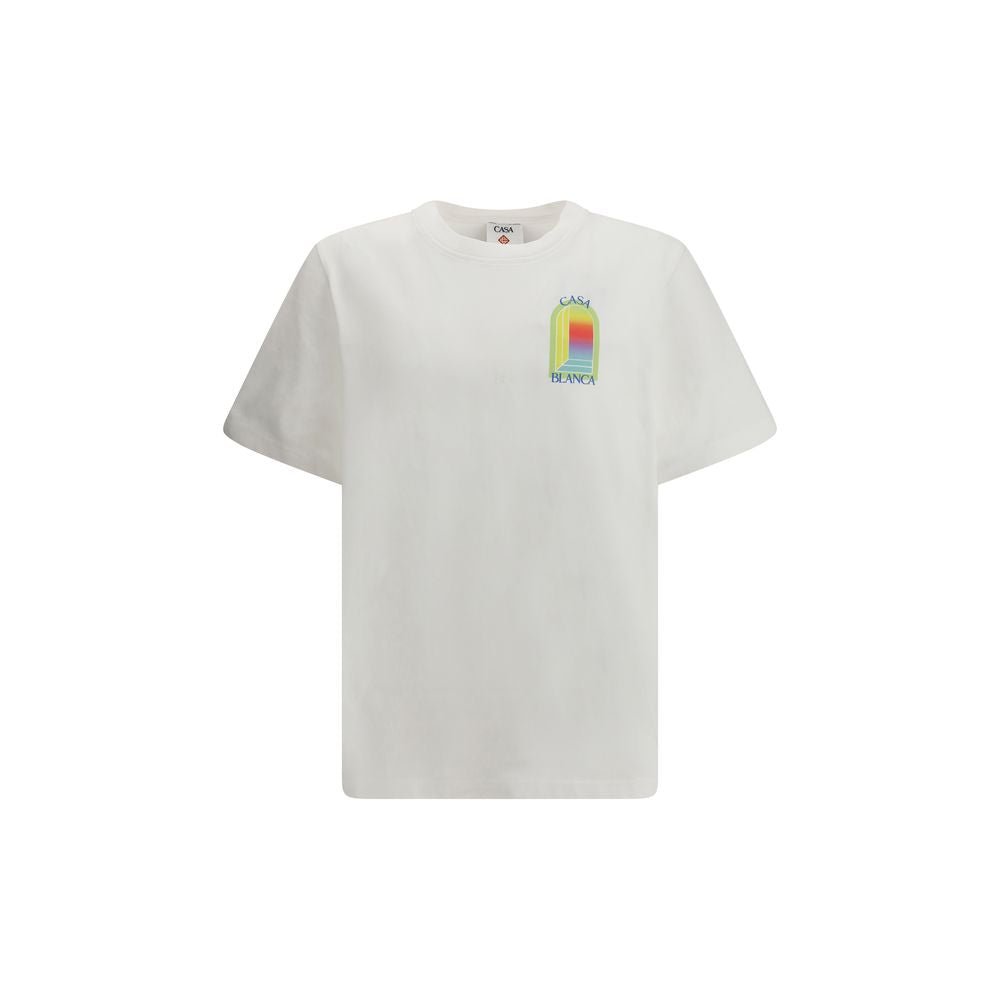 White Cotton T-Shirt - TIZZIL