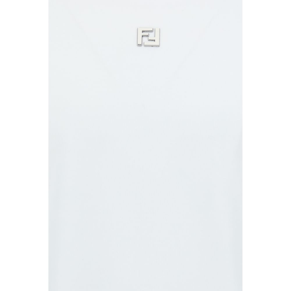 White Cotton T-Shirt - TIZZIL