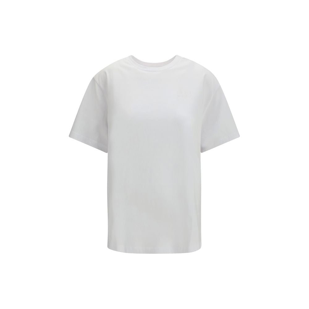 White Cotton T-Shirt - TIZZIL