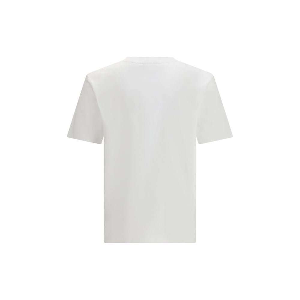 White Cotton T-Shirt - TIZZIL