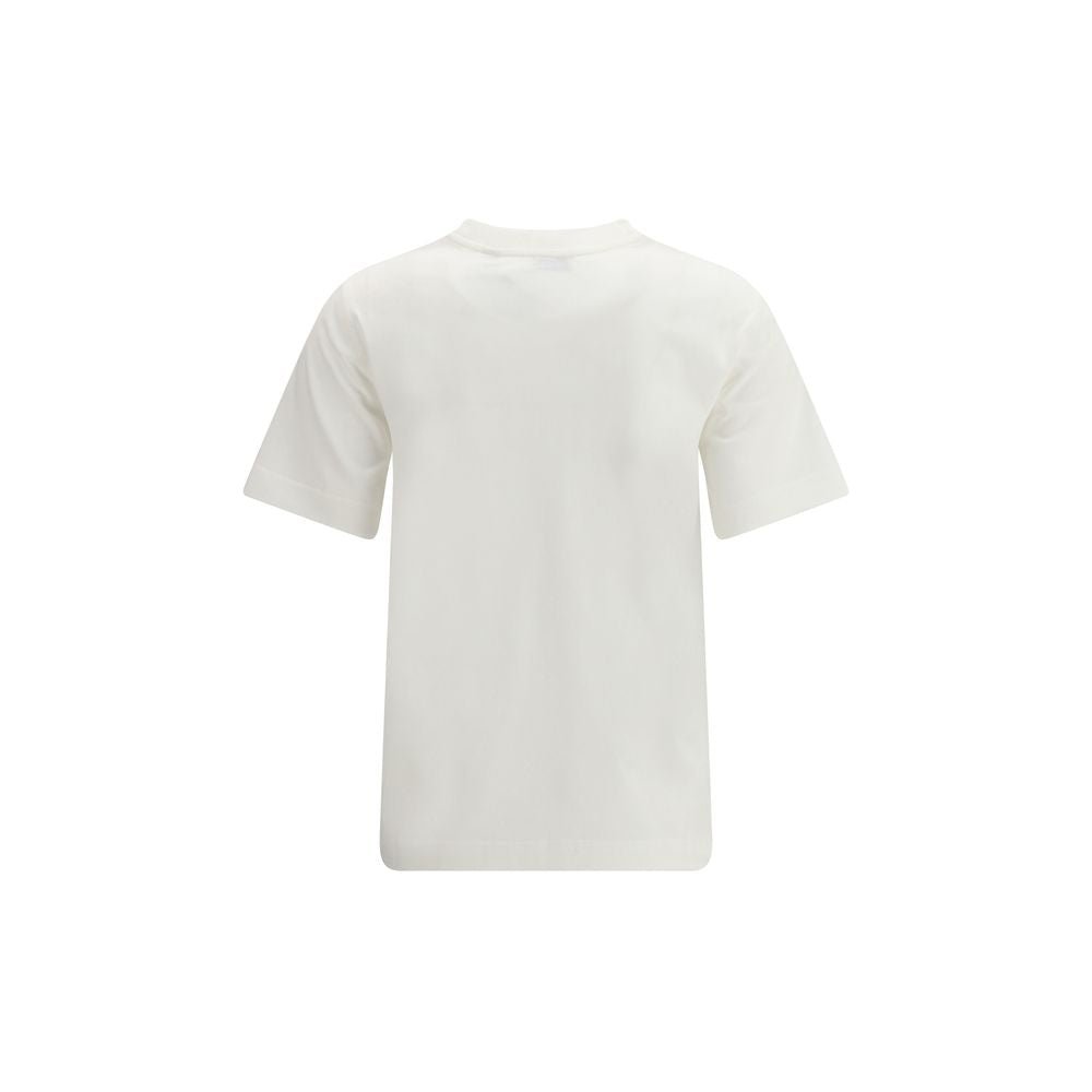 White Cotton T-Shirt - TIZZIL