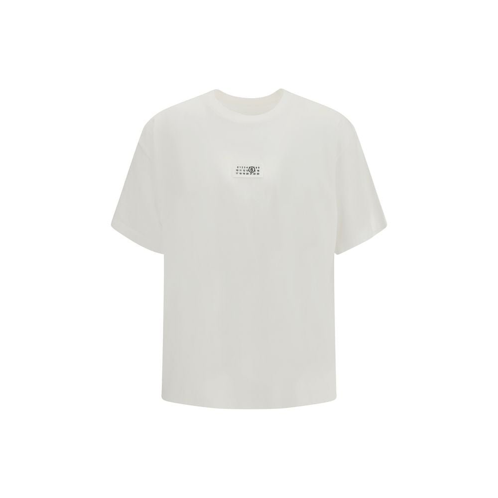 White Cotton T-Shirt - TIZZIL