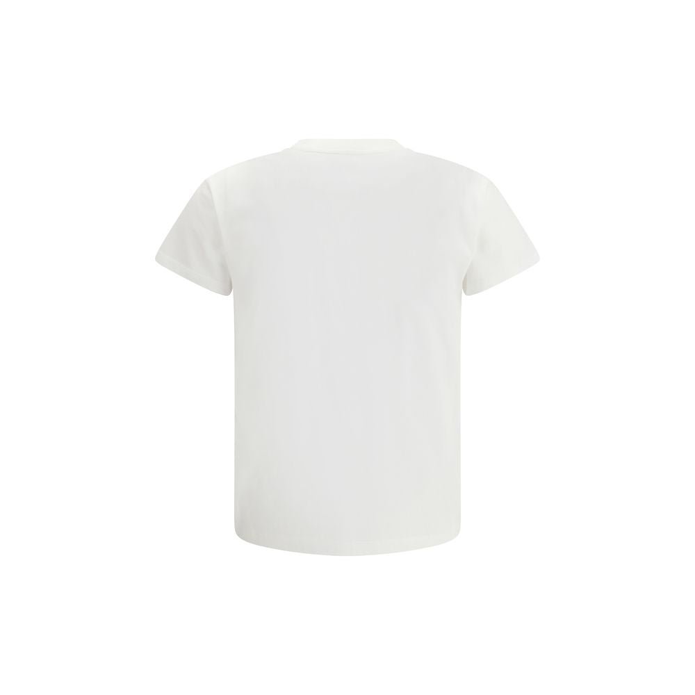 White Cotton T-Shirt - TIZZIL