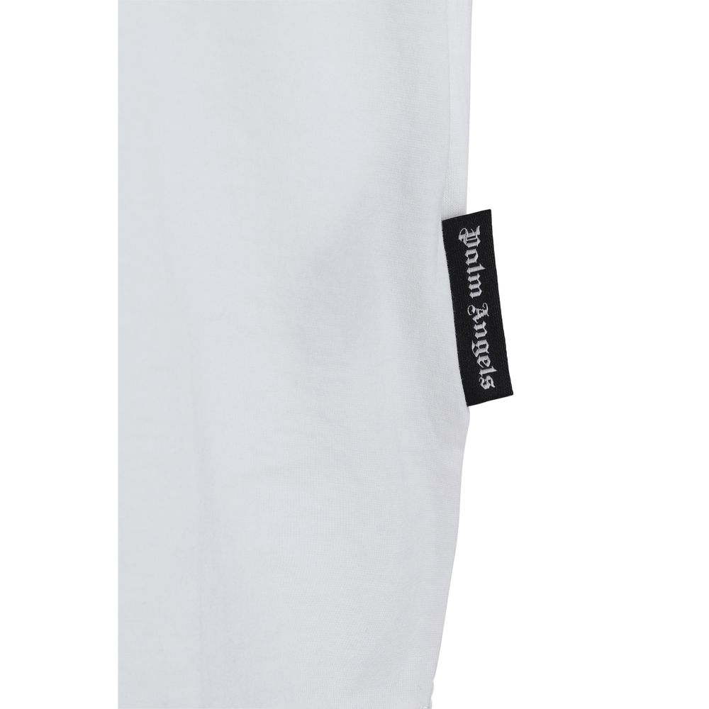 White Cotton T-Shirt - TIZZIL