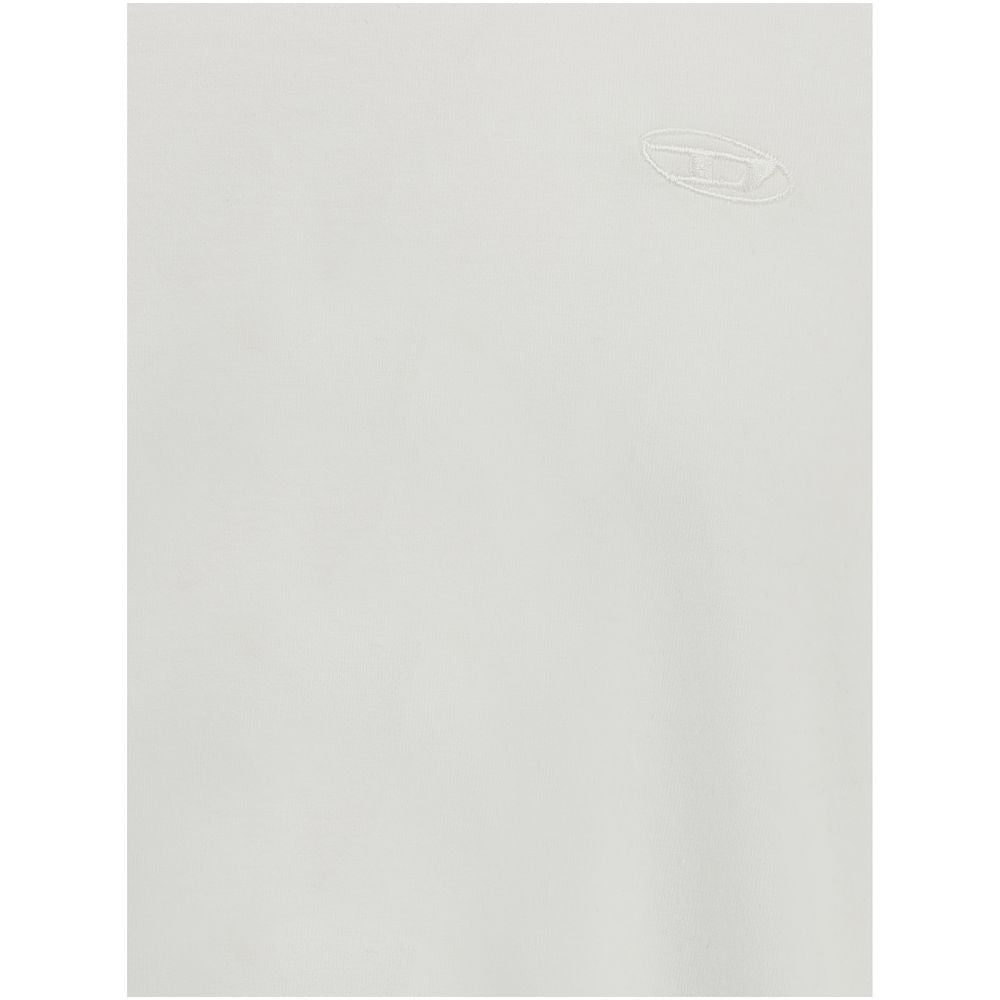 White Cotton T-Shirt - TIZZIL