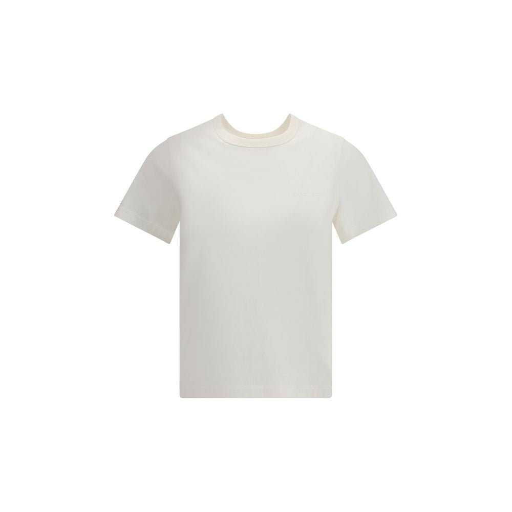 White Cotton T-Shirt - TIZZIL