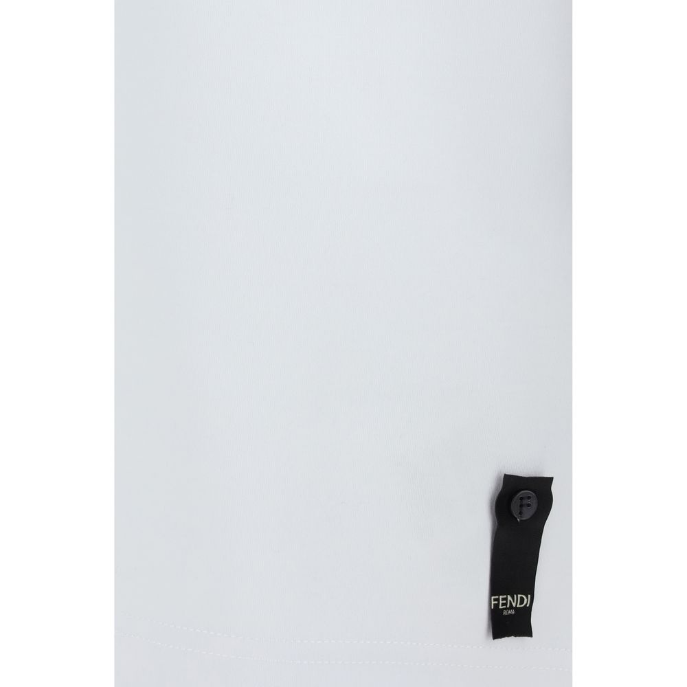 White Cotton T-Shirt - TIZZIL