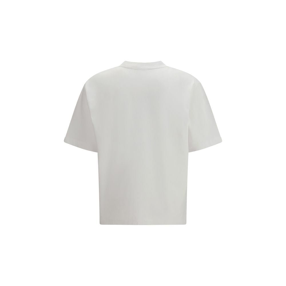 White Cotton T-Shirt - TIZZIL