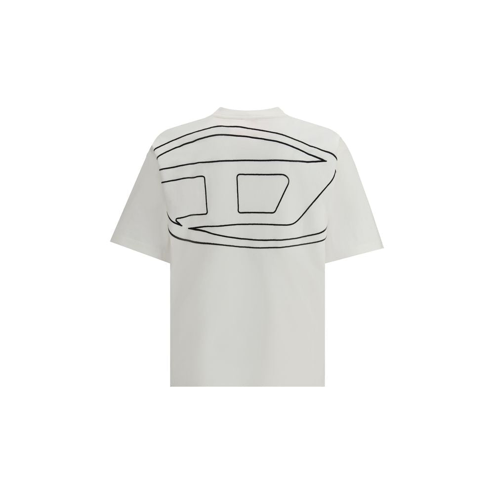 White Cotton T-Shirt - TIZZIL