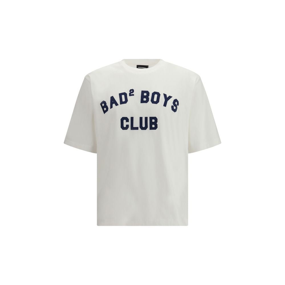 White Cotton T-Shirt - TIZZIL