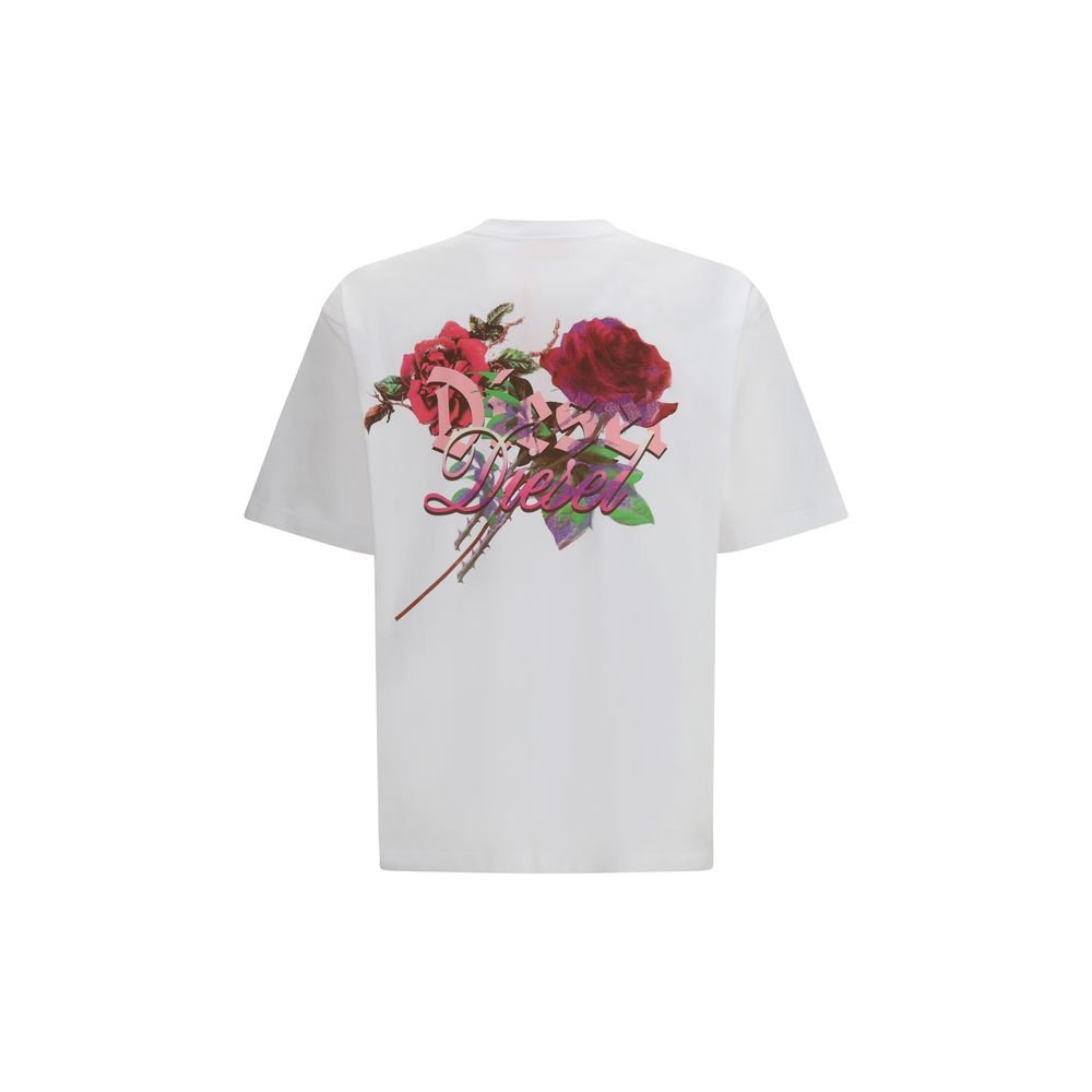 White Cotton T-Shirt - TIZZIL