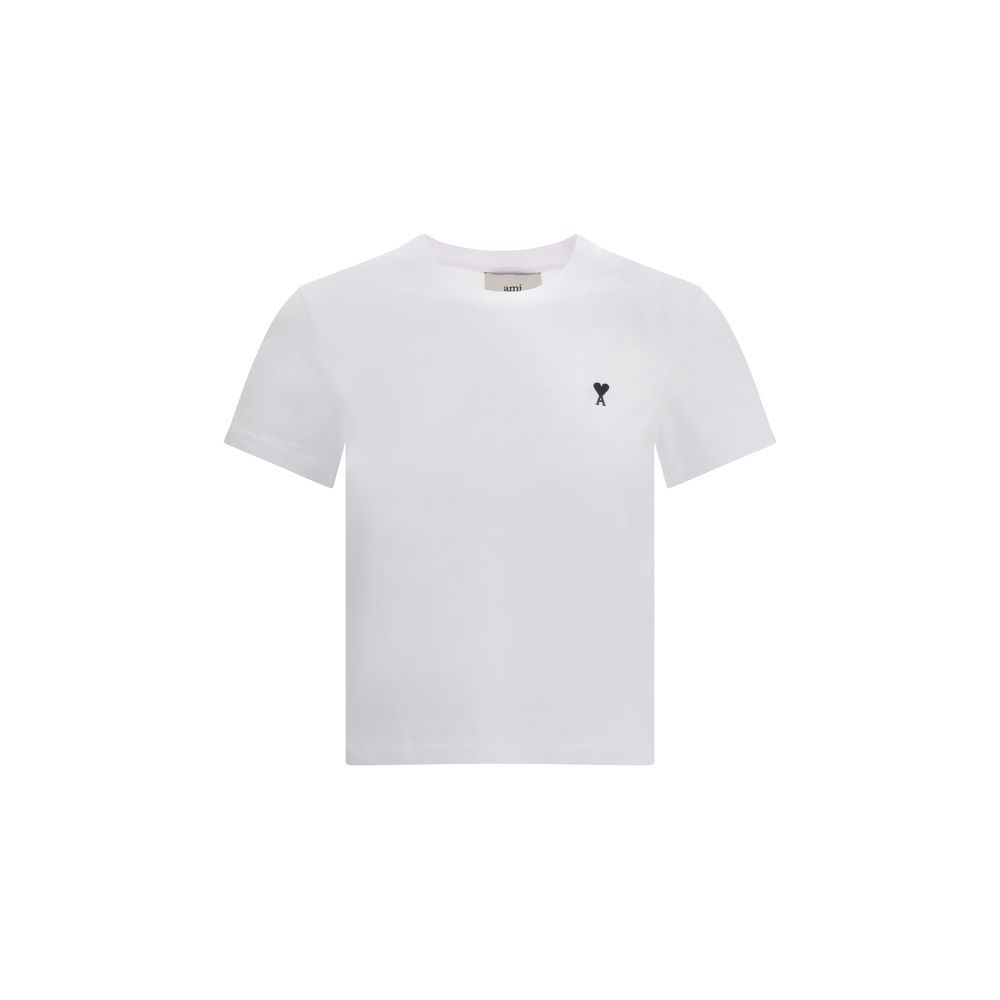 White Cotton T-Shirt - TIZZIL