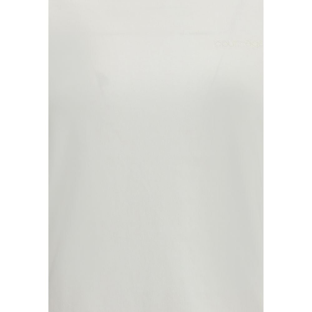 White Cotton T-Shirt - TIZZIL