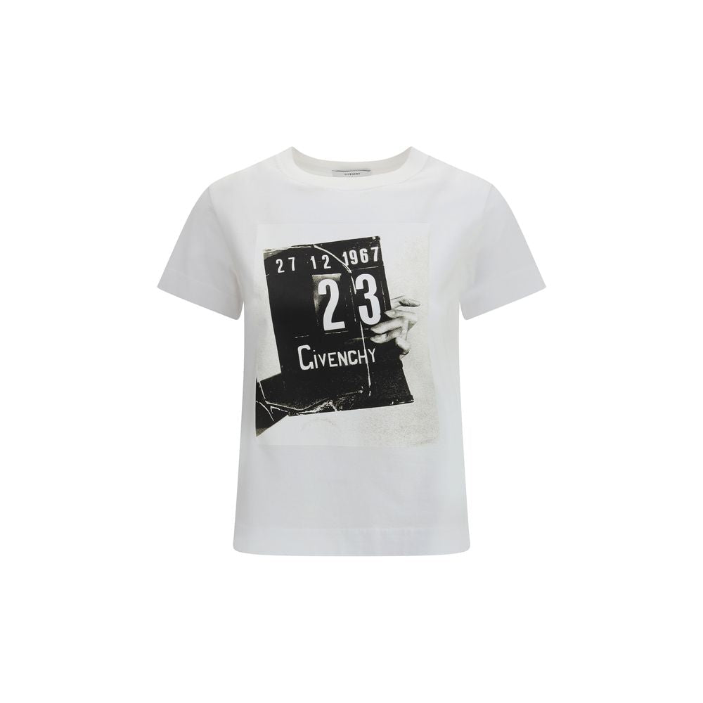 White Cotton T-Shirt - TIZZIL