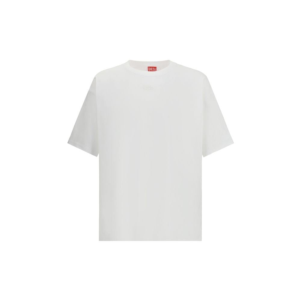 White Cotton T-Shirt - TIZZIL