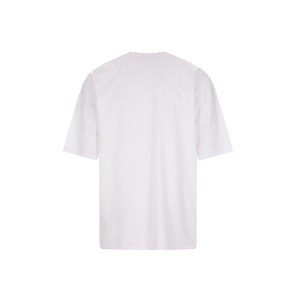 White Cotton T-Shirt - TIZZIL