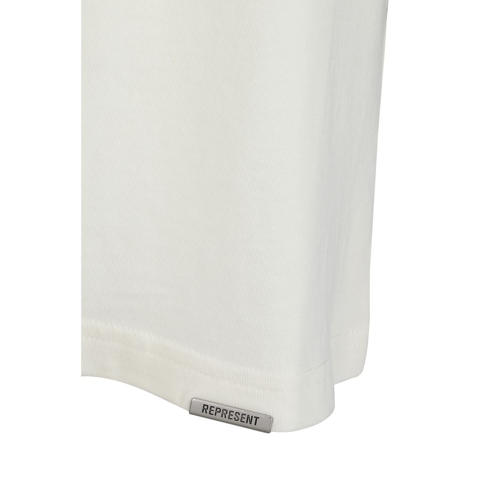 White Cotton T-Shirt - TIZZIL