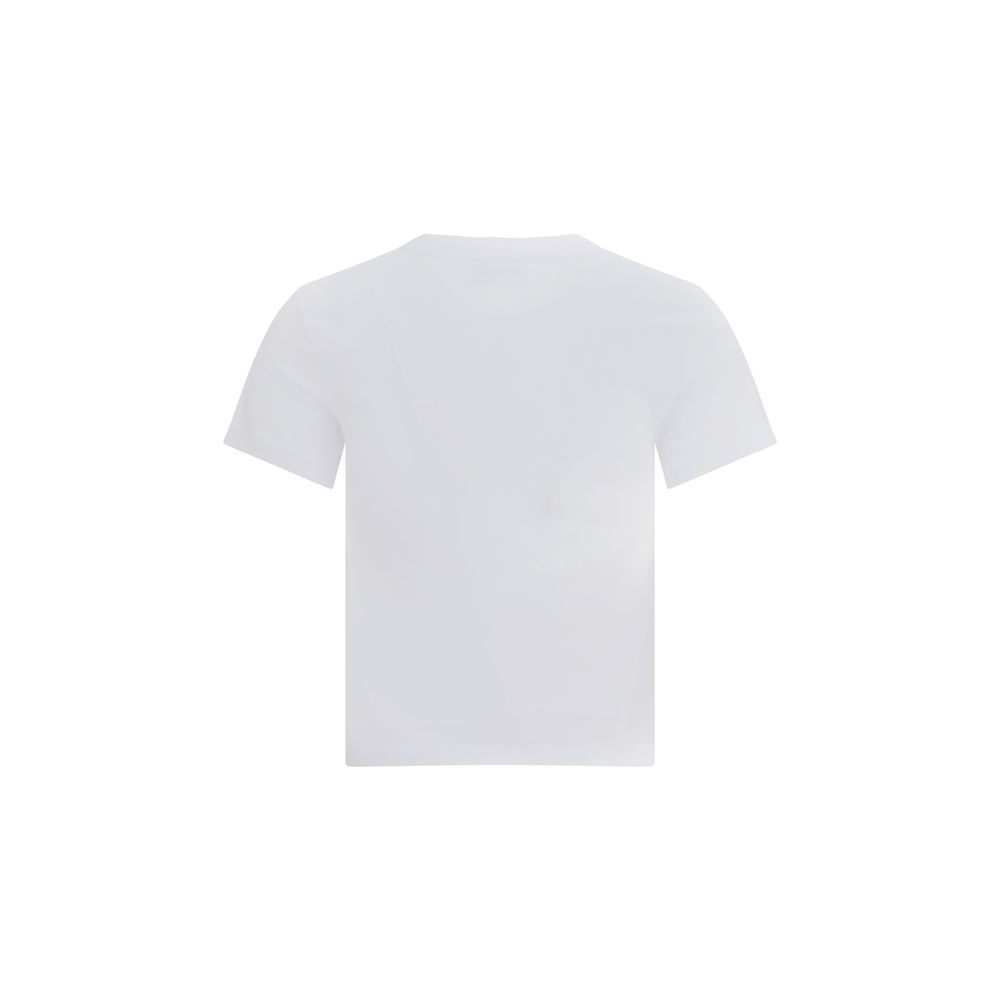White Cotton T-Shirt - TIZZIL
