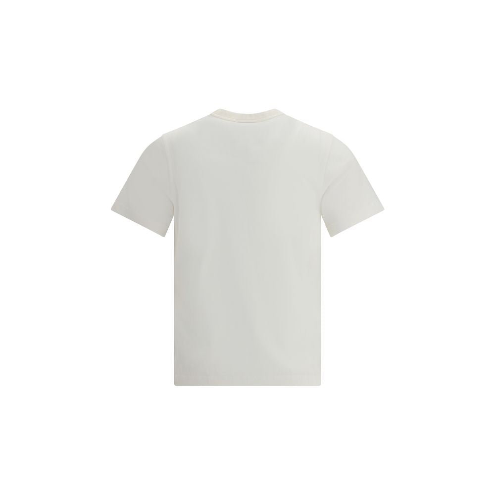 White Cotton T-Shirt - TIZZIL