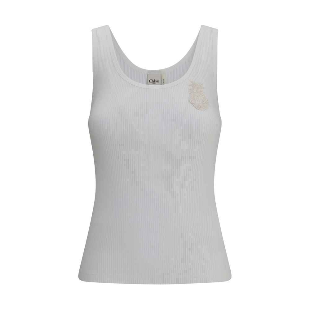White Cotton Top - TIZZIL
