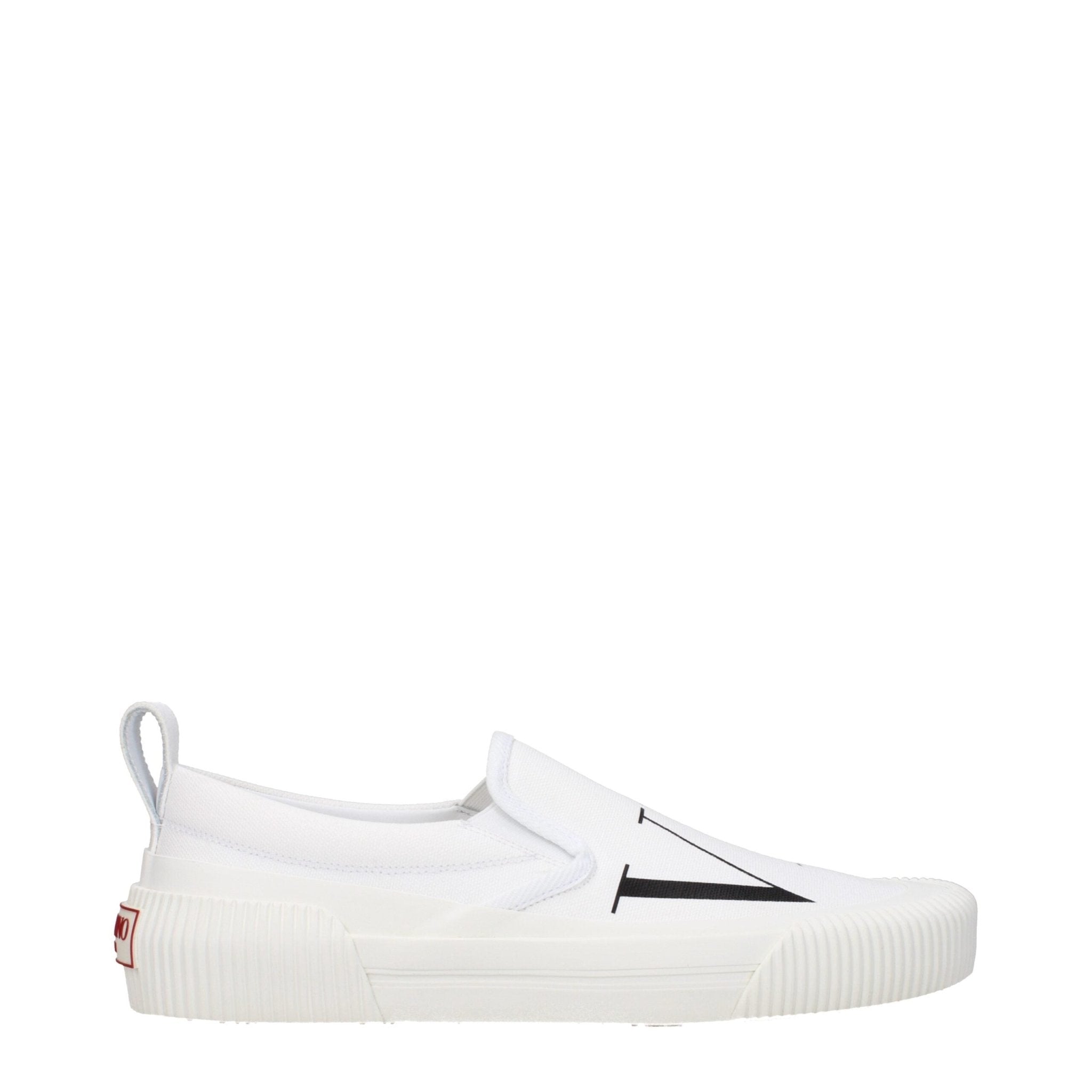 White Fabric Slip - On Loafers - TIZZIL