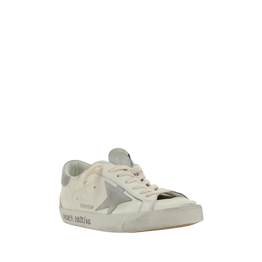 White Goatskin Sneakers - TIZZIL