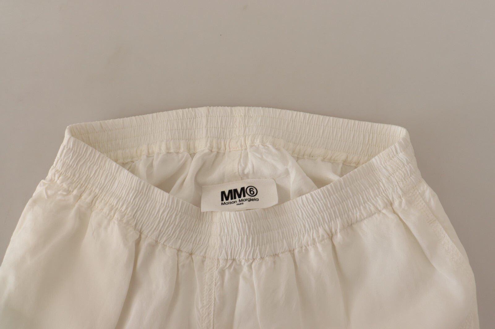 White High Waist Cropped Women Trouser Pants - TIZZIL